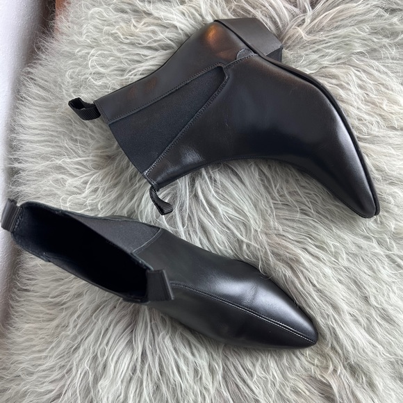 Underground England Chelsea Boots - Black Leather UK Size 6 - Picture 8 of 13